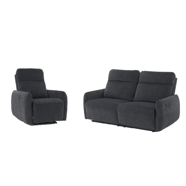 17 Stories Mapel 2 Piece Reclining Living Room Set Wayfair.co.uk